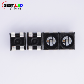 3528 RGB LED SMD Black Case Clear Lens