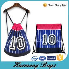 Promotional cheap drawstring printed cotton canvas bag