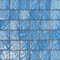 Piscina blu in mosaico in ceramica di moda piastrelle blu