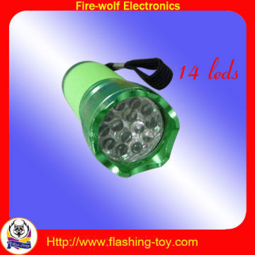 Rubber 14 Led Torch