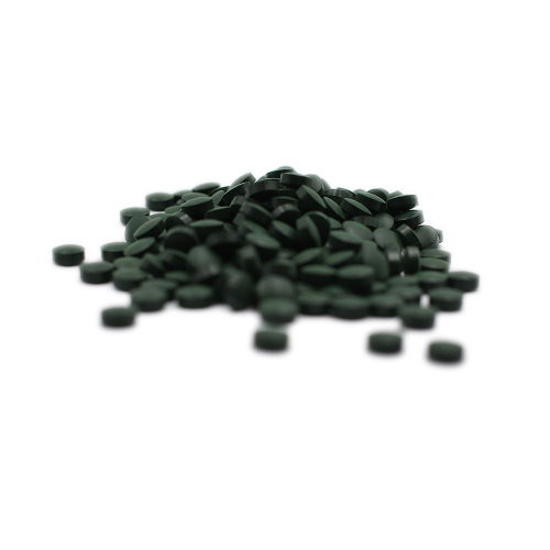 naturlig grön spirulina tablett