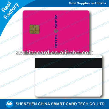 contact plastic pvc rfid contact ic chip card