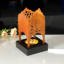 2023 Luxury Arab Wooden Incense Burner - Bakhoor Mubkhar Burner Gift for Ramadan