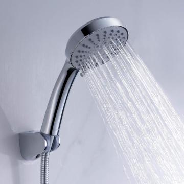 6 Soffione doccia con getto a pressione regolabile con doccetta rimovibile
