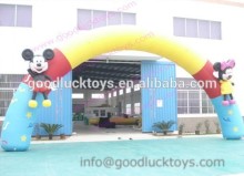 inflatable Mickey Mouse arch for sports, events, can be customized GK-Arch87