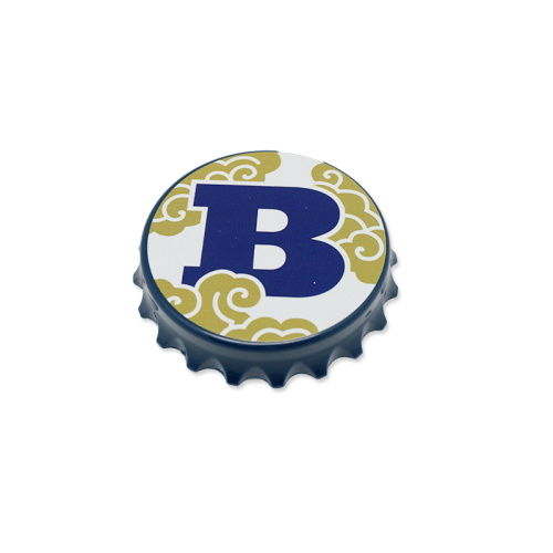 Personalized Design Cap Shaped magnet Bottle Opener