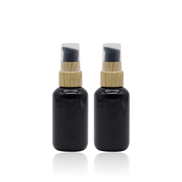 50Ml Plastic Black PET Lotion Bottles