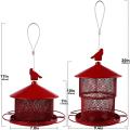 Red Solid Heavy Hanging Bird Feeder