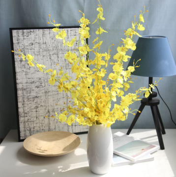 Wholesale Silk Oncidium Dancing Lady Orchids for Wedding Decor