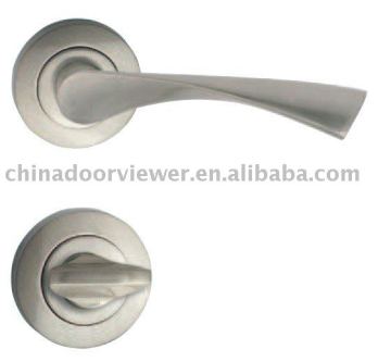 Zinc Door Handle On Rosette