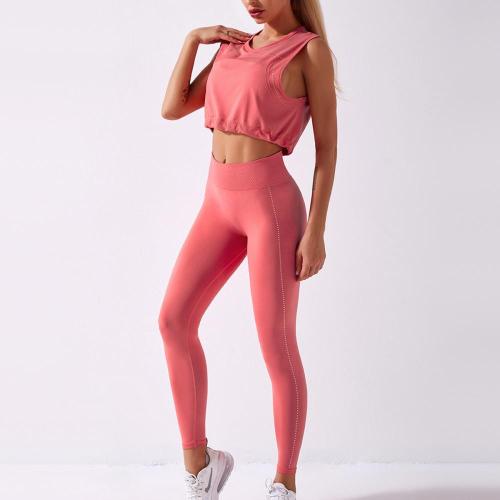 Set di abbigliamento sportivo da corsa per palestra da donna