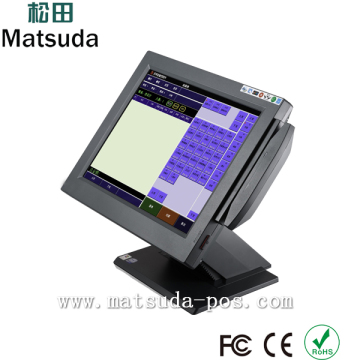 matsuda-pos 15 inch touch screen epos cash register equipment with pos software