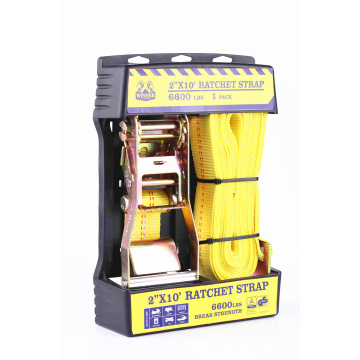 2 &quot;X10 &#39;Tay cầm bằng nhôm Ratchet Yellow Lashing Belt Kit