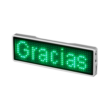 LED Promotional Programmable Price Badge Name Tag