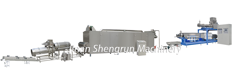 Large Capacity Twin Screw Floating Fish Feed Pellet Machine  Extruder Full Automatic Fish Feed Production Line