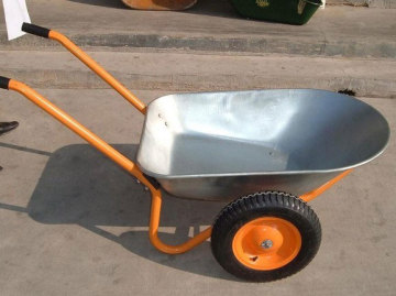 Economic style Gavlanized Russian Market Construction Wheelbarrow