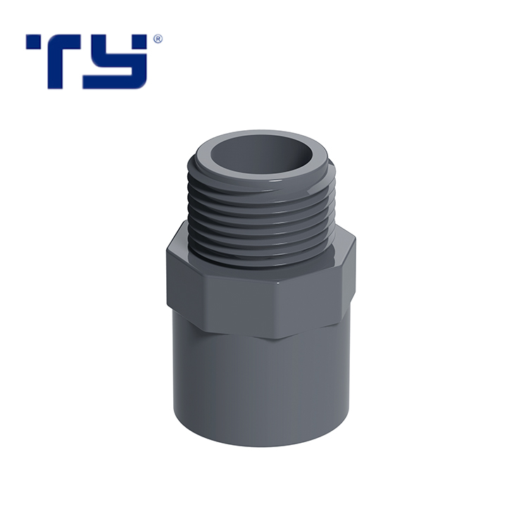 TY Brands PVC/UPVC Industry Use Rubber Joint Male Threaded Pipe Coupling