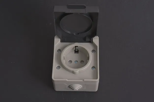 Выключатель дверного звонка Кнопка наружного вызова Серый