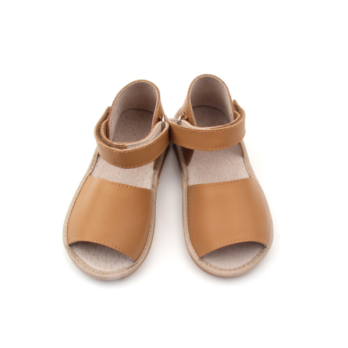 Fancy Leather Soft Squeaky Modern Baby Shoes