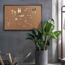 Wall Mounted Pin Board Wood Frame for Office