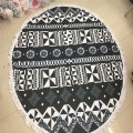 Round Kids Beach Towel โลโก้ผ้าฝ้าย 100%