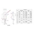 600V BT139-600E 16A TRIAC con baja corriente y corriente de enganche