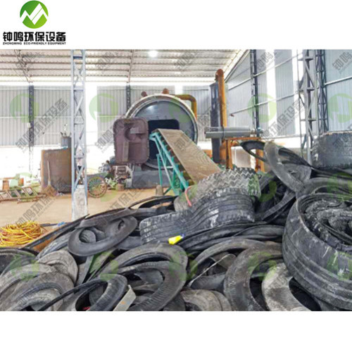 Working of Portable Pyrolysis Plant China