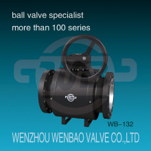 Flange Ends Full Welded trunnion ball valve /Trunnion Mounted Full Welded Body Ball Valve PN25