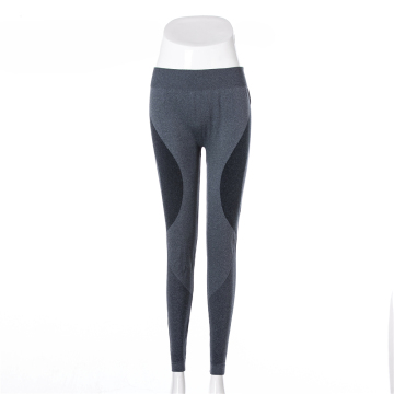 Custom lady yoga legging seamless sport pants running wear