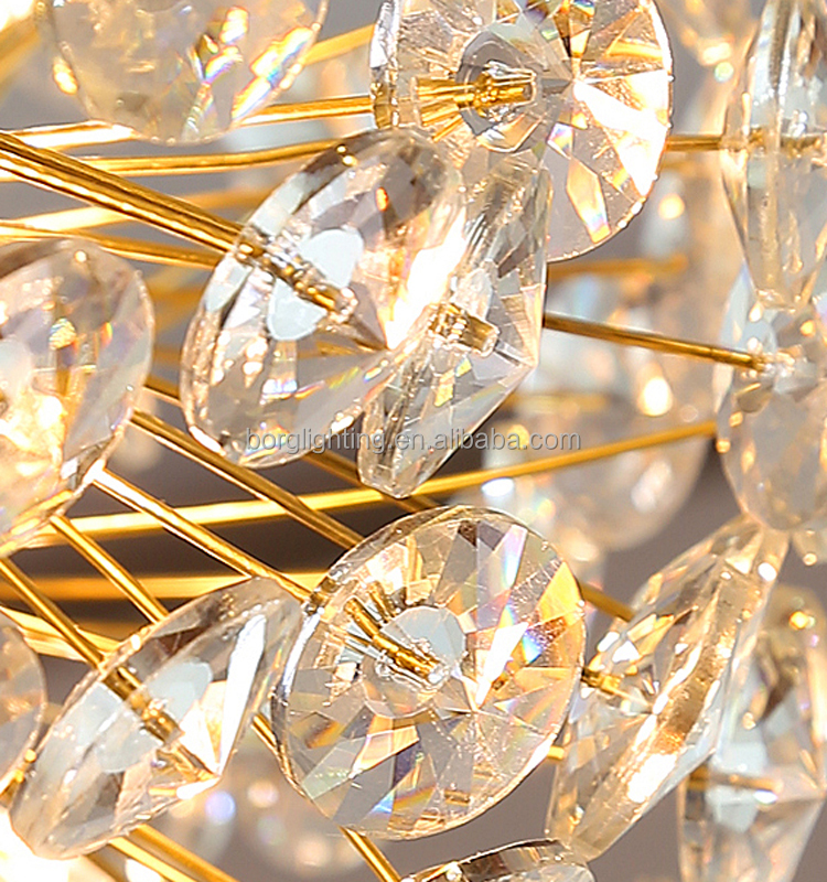 New Stylish Double Layer chandelier crystal beads chandelier led lights chandeliers pendent