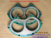 Sany Concrete pumping system spectacle/ wear inserts & cut ring