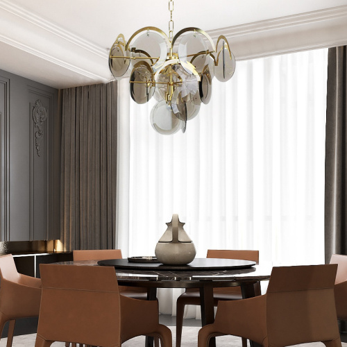 LEDER Ħġieġ Sempliċi Chandelier Dawl