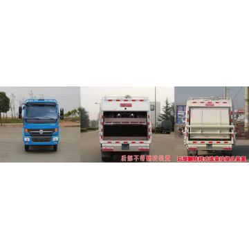 Camion de recyclage de compacteur de déchets de Dongfeng Duolika 8CBM