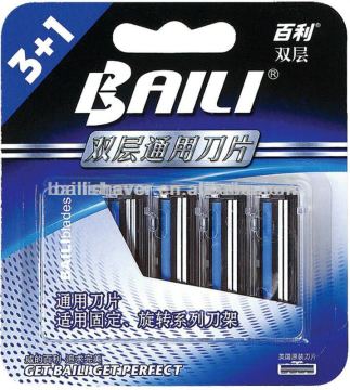 twin blade razor refill cartridge