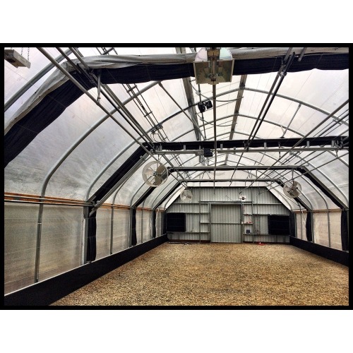 Single span film blackout Light Deprivation greenhouse