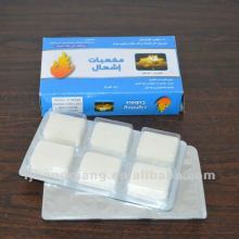 HongQiang smokeless solid fuel cube hexamine white lump fuel
