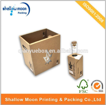 wholesale custom corrugated cardboard wine box wine box wholesale