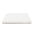 16x16in toalha de secagem de limpeza de carro de microfibra sem bordas branca