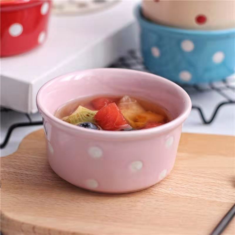 Large Bowl of Household Noodle Soup Bowl Ceramic Non-hot Soup Bowl