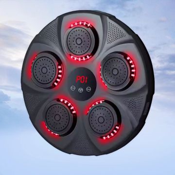 Hot Sale: Gym Fitness Ensembles Smart Wall-Mounted Boxing Punch Machine with Music