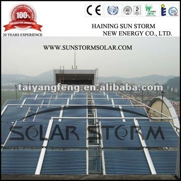 Solar Storm Solar Hot Water Collector Project