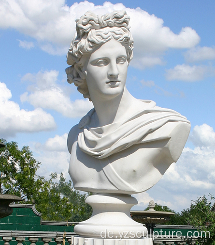 Weiße Marmor Dame Bust Statue Zu Verkaufen