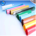 Colored rigid PVC sheet for packing and printing