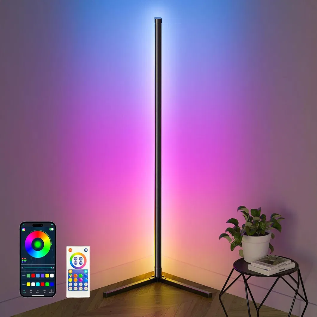 RGB Colorful Smart Floor Lamp with Bluetooth and WiFi Control