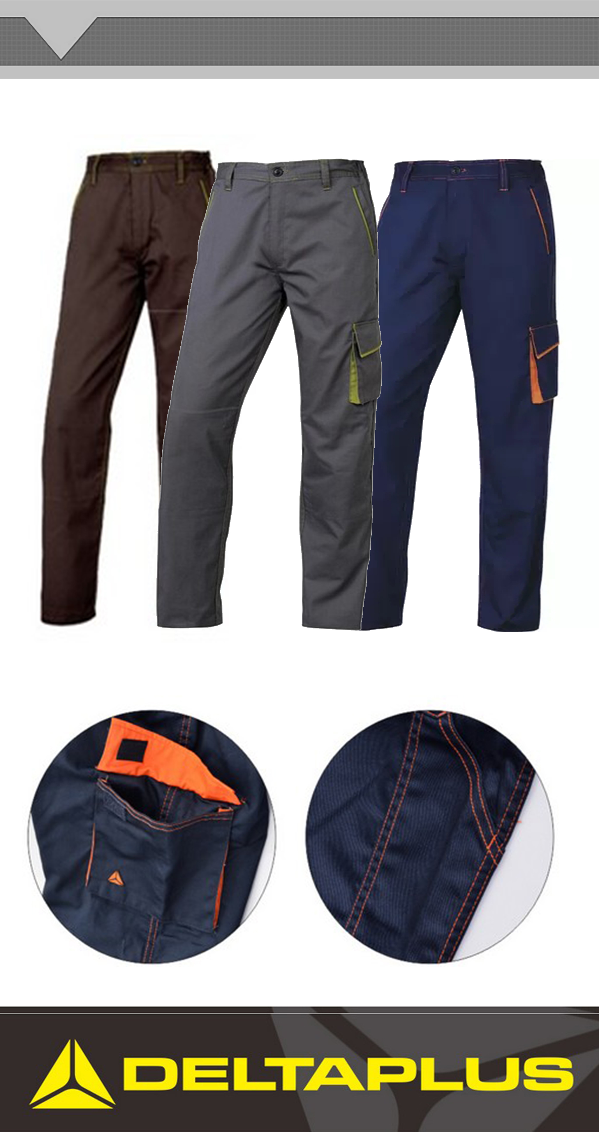 Wholesale customized polyester good quality wear men working trousers