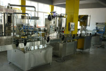 Automatic filling production line