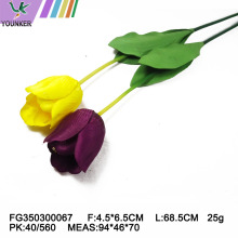 Hot Sale Latex Rose Single Decoration Artificial Flowers