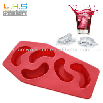 Halloween Novelty gifts vampire tooth wholesale ice cube tray