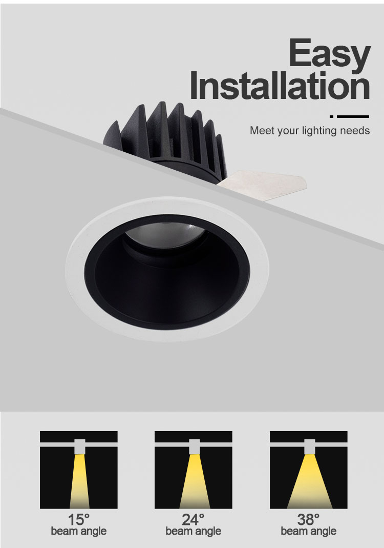 7w 12w Led Downlight From Synno Lighting