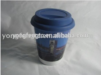 YF11008 ceramic double insulated mugs